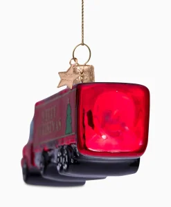 Clearance Kerstbal Christmas Truck Rood Lifestyle Lifestyle