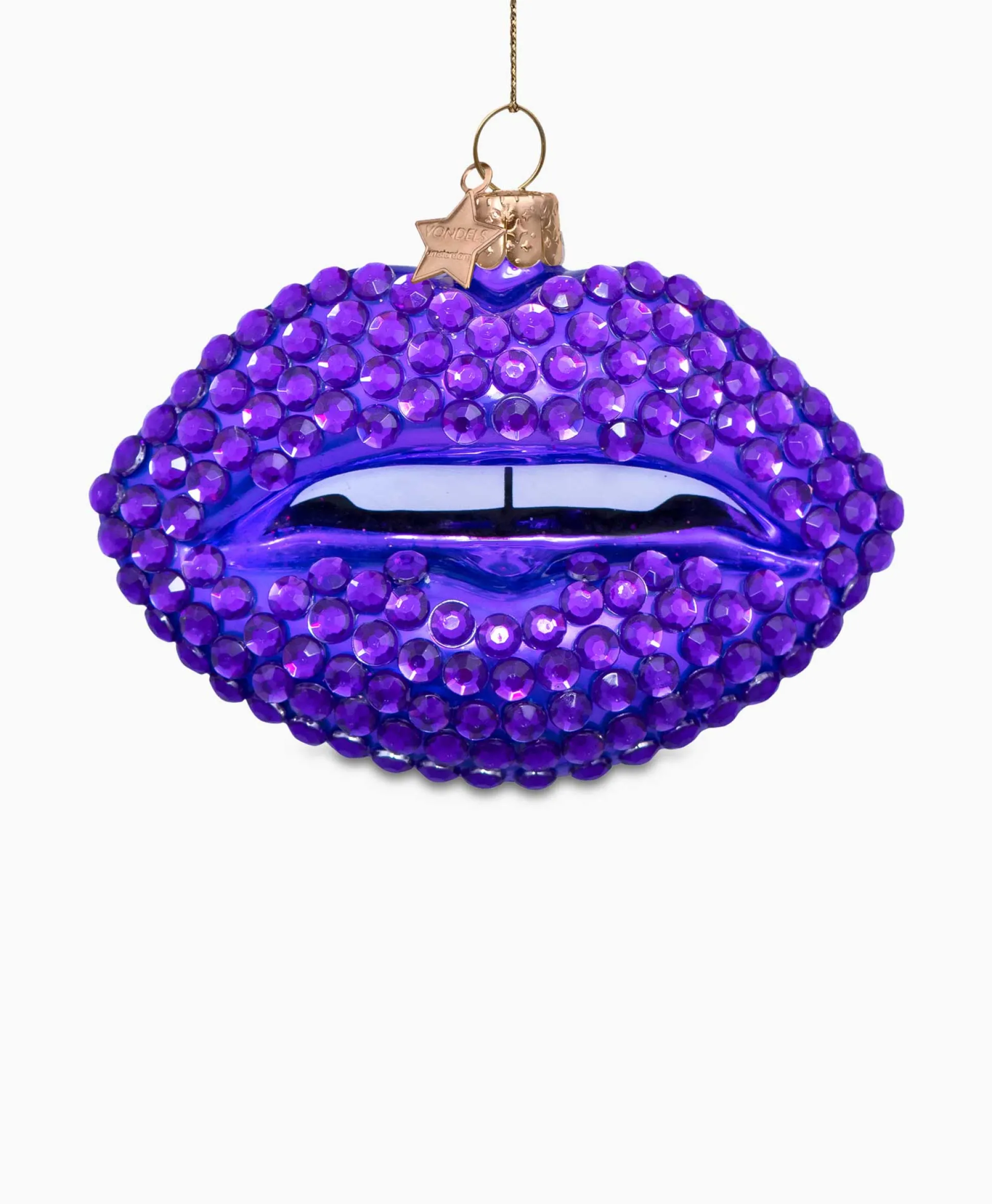 Best Sale Kerstbal Lippen Paars Lifestyle Lifestyle