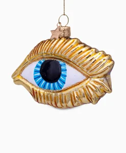 New Kerstbal Oog Goud Lifestyle Lifestyle