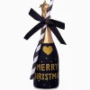 Fashion Kerstbal Champagne Fles Zwart Lifestyle Lifestyle