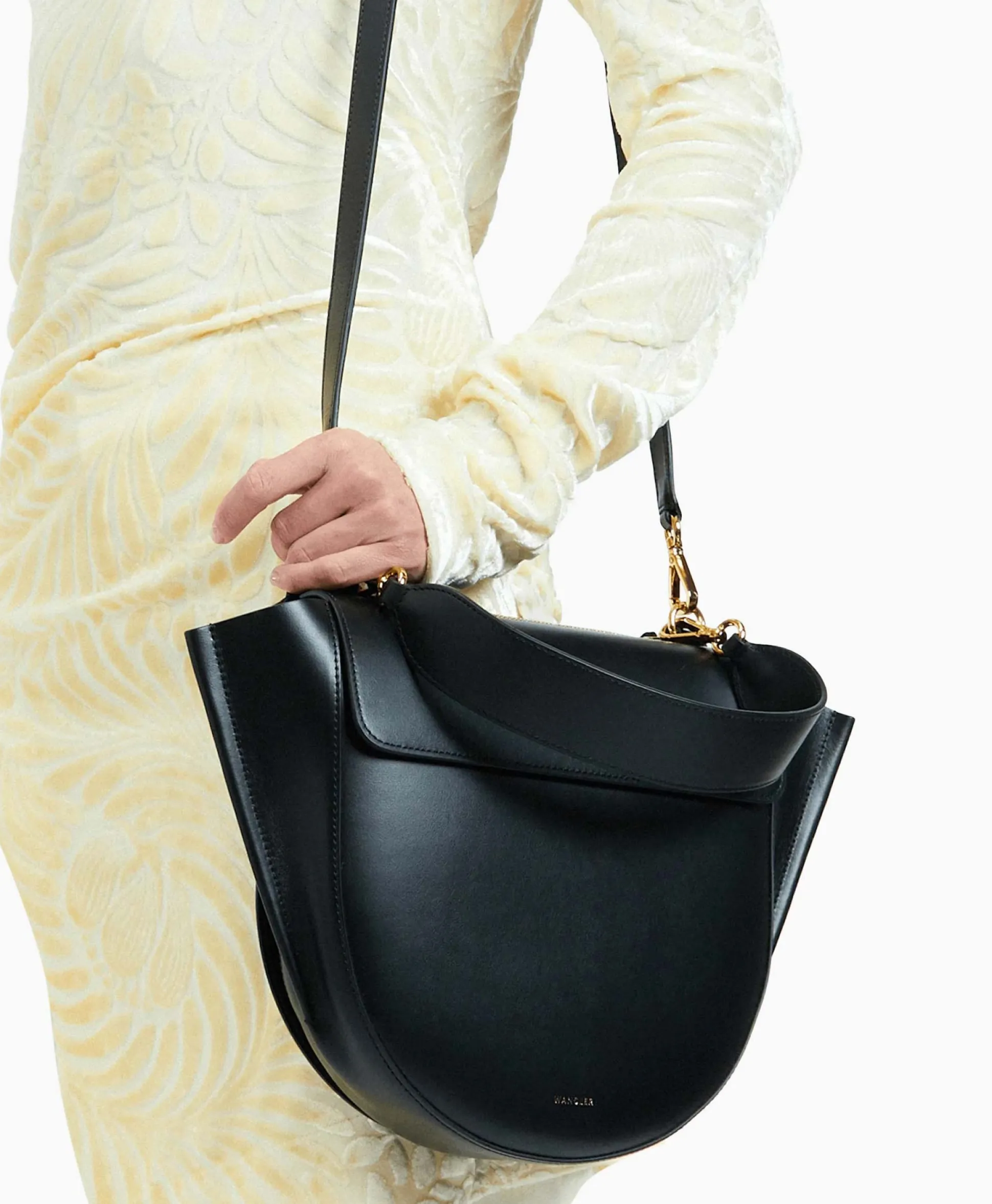 New Crossbody Tas Hortensia Medium Zwart Dames Tassen