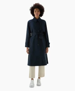 Store Trenchcoat Summer Donker Blauw Dames Jassen