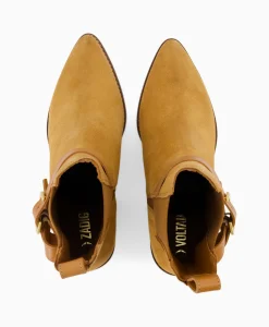 Online Zadig & Voltaire Enkellaars Tyler Cecilia Suede Bruin Dames Laarzen