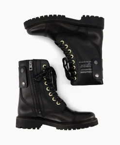 Store Zadig & Voltaire Enkellaars Joe Smooth Cowskin + Side Prin Zwart Dames Laarzen