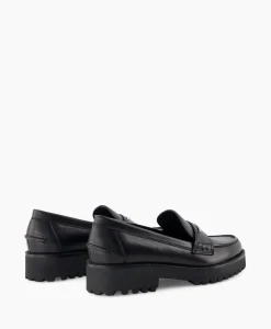 Shop Zadig & Voltaire Loafer Joecassin Semy Shiny Calfskin Zwart Dames Instappers