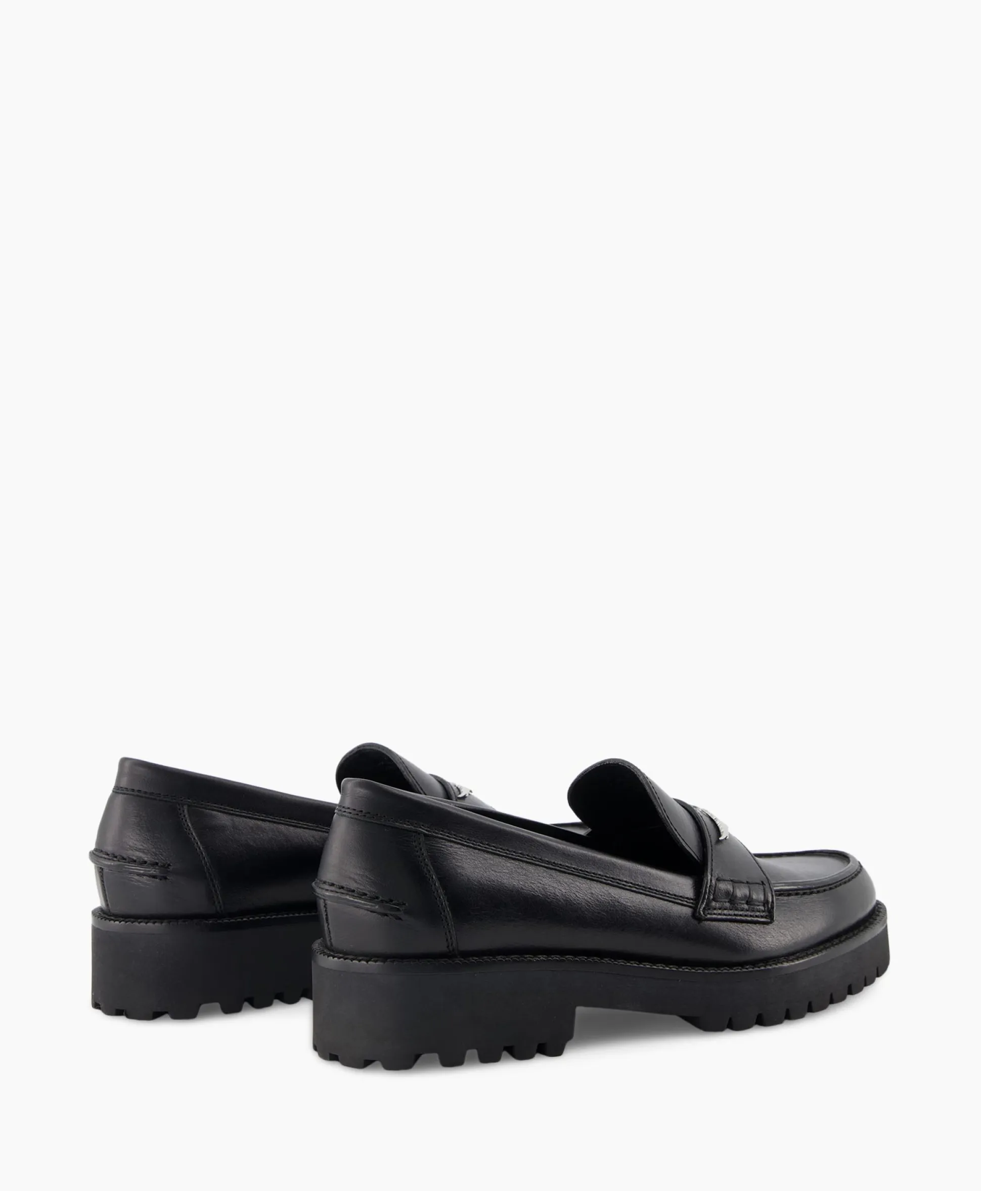 Shop Zadig & Voltaire Loafer Joecassin Semy Shiny Calfskin Zwart Dames Instappers