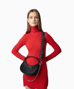 Best Sale Zadig & Voltaire Riem Strap Adjustable Overstudded Zwart Dames Riemen