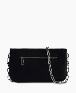Discount Zadig & Voltaire Schouder / Hand Tas Rock Eternal Smooth Calfskin Zwart Dames Tassen