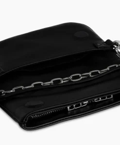 Discount Zadig & Voltaire Schouder / Hand Tas Rock Eternal Smooth Calfskin Zwart Dames Tassen