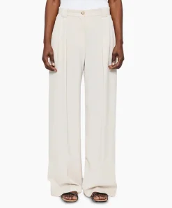Online Pantalon Wide Pleated Off White Dames Broeken